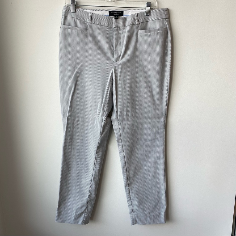 BANANA REPUBLIC Pinstripe Sloan Pants, Size 10